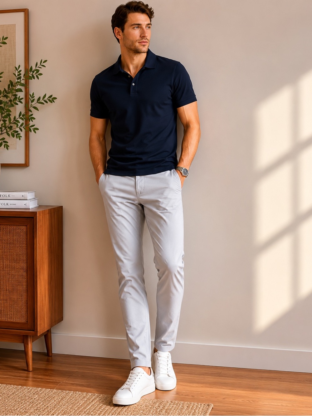 Banana Republic Light Gray Slim Summerweight Chino New With Tags